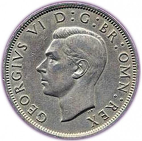 Halfcrown Obverse Image minted in UNITED KINGDOM in 1952 (1937-52 - George VI)  - The Coin Database