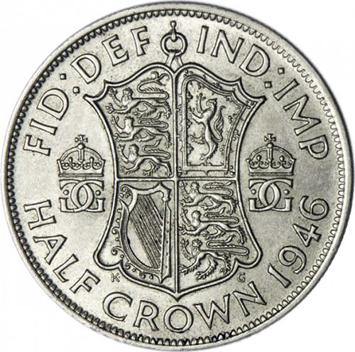 Halfcrown Reverse Image minted in UNITED KINGDOM in 1946 (1937-52 - George VI)  - The Coin Database