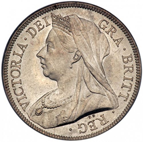 Halfcrown Obverse Image minted in UNITED KINGDOM in 1893 (1837-01  -  Victoria)  - The Coin Database