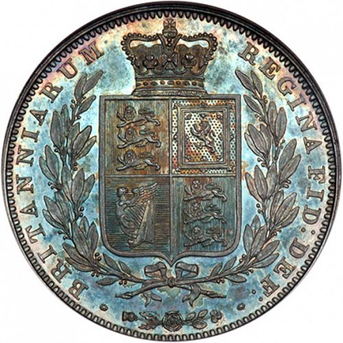 Halfcrown Reverse Image minted in UNITED KINGDOM in 1839 (1837-01  -  Victoria)  - The Coin Database