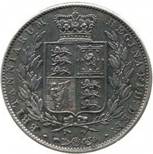 Halfcrown Reverse Image minted in UNITED KINGDOM in 1839 (1837-01  -  Victoria)  - The Coin Database