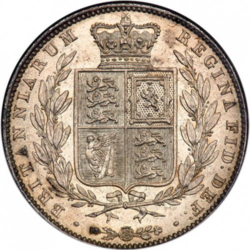Halfcrown Reverse Image minted in UNITED KINGDOM in 1840 (1837-01  -  Victoria)  - The Coin Database