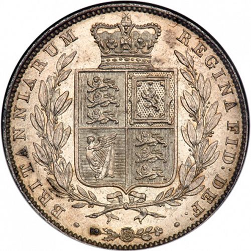 Halfcrown Reverse Image minted in UNITED KINGDOM in 1840 (1837-01  -  Victoria)  - The Coin Database