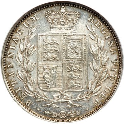 Halfcrown Reverse Image minted in UNITED KINGDOM in 1841 (1837-01  -  Victoria)  - The Coin Database