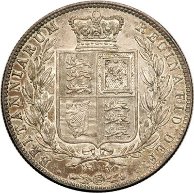 Halfcrown Reverse Image minted in UNITED KINGDOM in 1879 (1837-01  -  Victoria)  - The Coin Database