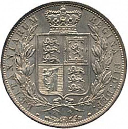 Halfcrown Reverse Image minted in UNITED KINGDOM in 1881 (1837-01  -  Victoria)  - The Coin Database