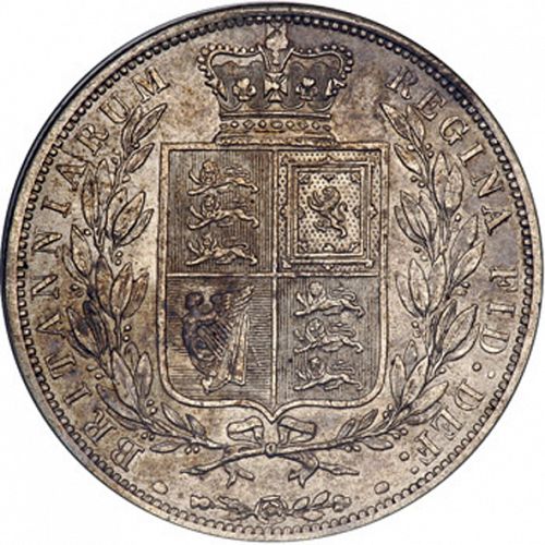 Halfcrown Reverse Image minted in UNITED KINGDOM in 1882 (1837-01  -  Victoria)  - The Coin Database