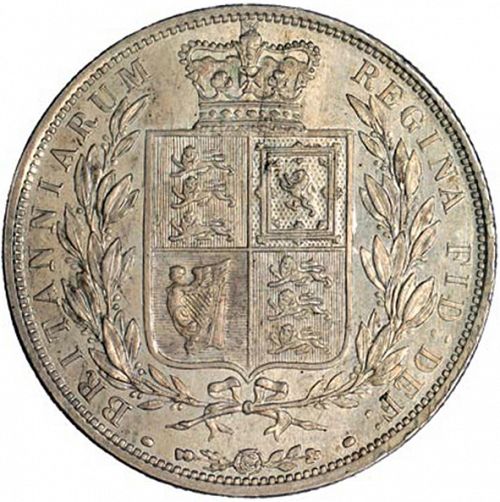 Halfcrown Reverse Image minted in UNITED KINGDOM in 1883 (1837-01  -  Victoria)  - The Coin Database