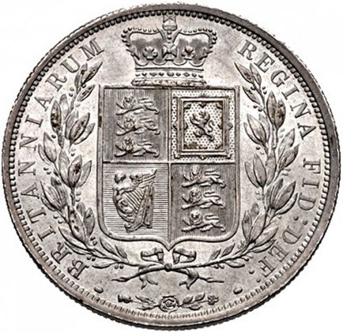 Halfcrown Reverse Image minted in UNITED KINGDOM in 1885 (1837-01  -  Victoria)  - The Coin Database