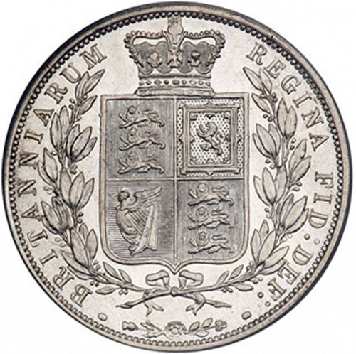 Halfcrown Reverse Image minted in UNITED KINGDOM in 1886 (1837-01  -  Victoria)  - The Coin Database