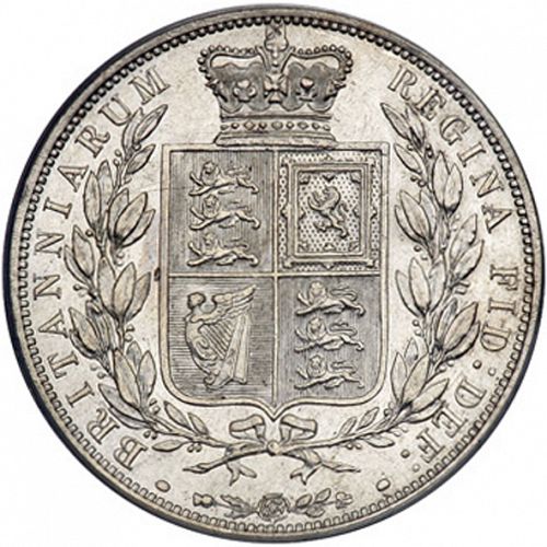 Halfcrown Reverse Image minted in UNITED KINGDOM in 1887 (1837-01  -  Victoria)  - The Coin Database