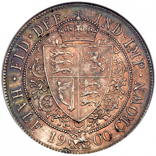 Halfcrown Reverse Image minted in UNITED KINGDOM in 1900 (1837-01  -  Victoria)  - The Coin Database