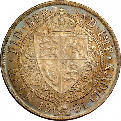 Halfcrown Reverse Image minted in UNITED KINGDOM in 1901 (1837-01  -  Victoria)  - The Coin Database