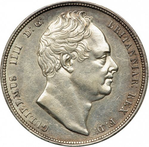 Halfcrown Obverse Image minted in UNITED KINGDOM in 1834 (1830-37 - William IV)  - The Coin Database