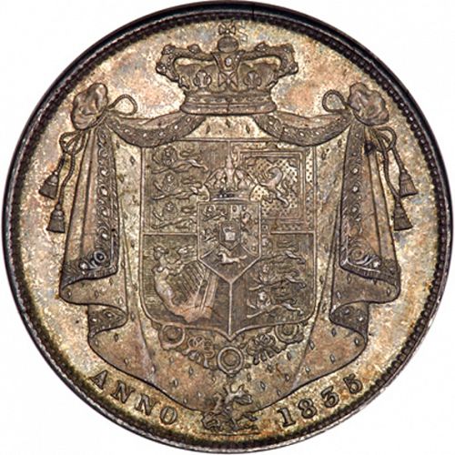 Halfcrown Reverse Image minted in UNITED KINGDOM in 1835 (1830-37 - William IV)  - The Coin Database