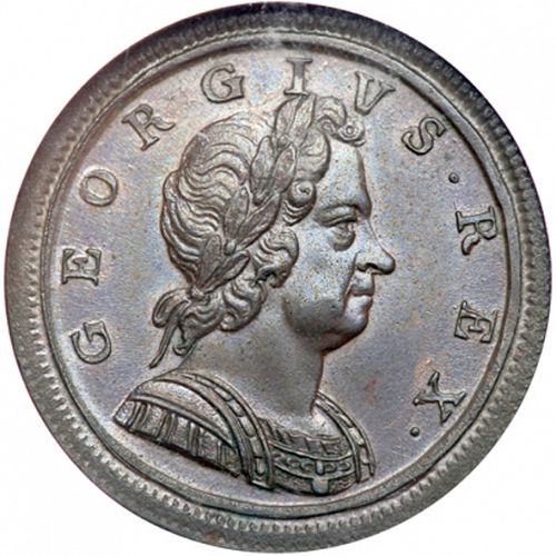 Halfpenny Obverse Image minted in UNITED KINGDOM in 1719 (1714-27 - George I)  - The Coin Database