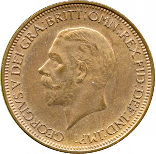 Halfpenny Obverse Image minted in UNITED KINGDOM in 1931 (1910-36  -  George V)  - The Coin Database