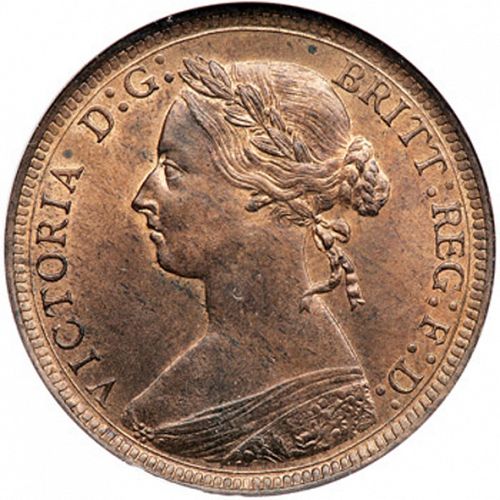 Halfpenny Obverse Image minted in UNITED KINGDOM in 1893 (1837-01  -  Victoria)  - The Coin Database