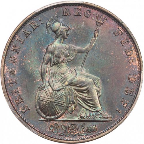 Halfpenny Reverse Image minted in UNITED KINGDOM in 1852 (1837-01  -  Victoria)  - The Coin Database
