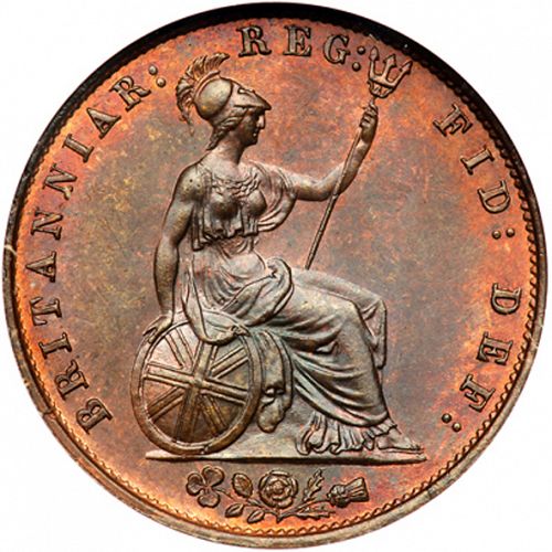 Halfpenny Reverse Image minted in UNITED KINGDOM in 1854 (1837-01  -  Victoria)  - The Coin Database