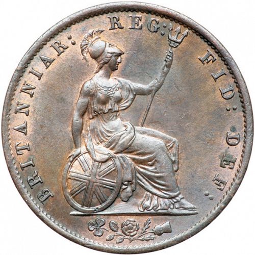 Halfpenny Reverse Image minted in UNITED KINGDOM in 1855 (1837-01  -  Victoria)  - The Coin Database