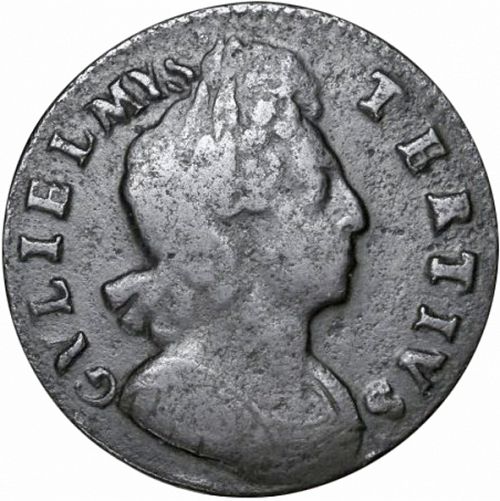 Halfpenny Obverse Image minted in UNITED KINGDOM in 1701 (1694-01 - William III)  - The Coin Database