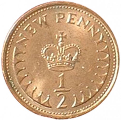 halfp Reverse Image minted in UNITED KINGDOM in 1974 (1971-up  -  Elizabeth II - Decimal Coinage)  - The Coin Database