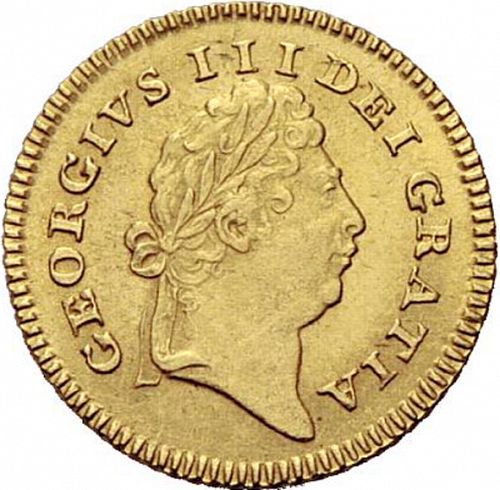 Third Guinea Obverse Image minted in UNITED KINGDOM in 1803 (1760-20 - George III)  - The Coin Database