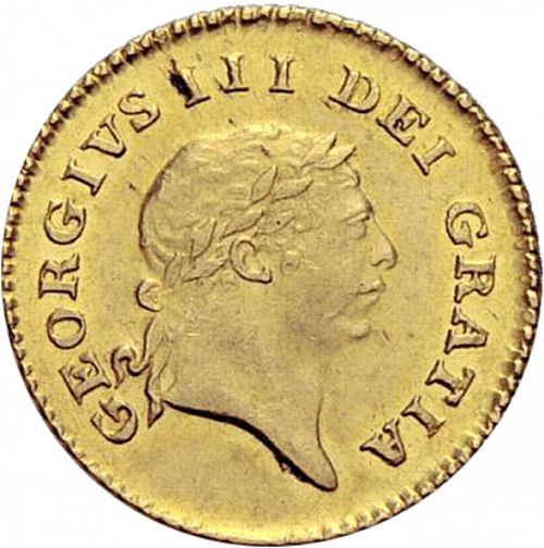 Third Guinea Obverse Image minted in UNITED KINGDOM in 1808 (1760-20 - George III)  - The Coin Database
