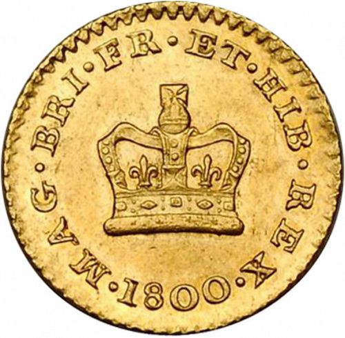 Third Guinea Reverse Image minted in UNITED KINGDOM in 1800 (1760-20 - George III)  - The Coin Database
