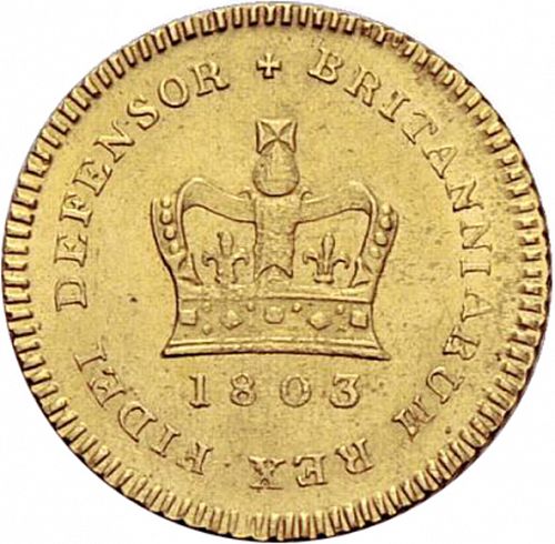 Third Guinea Reverse Image minted in UNITED KINGDOM in 1803 (1760-20 - George III)  - The Coin Database