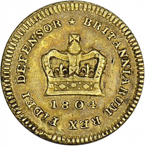 Third Guinea Reverse Image minted in UNITED KINGDOM in 1804 (1760-20 - George III)  - The Coin Database