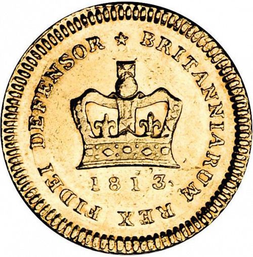 Third Guinea Reverse Image minted in UNITED KINGDOM in 1813 (1760-20 - George III)  - The Coin Database