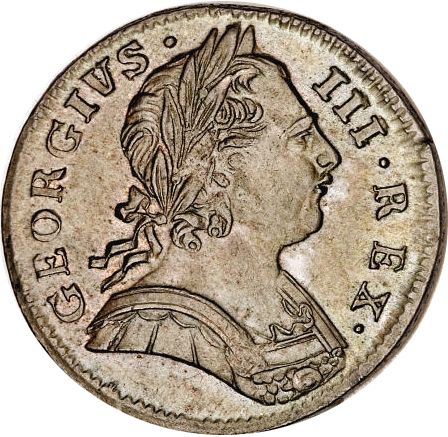 Farthing Obverse Image minted in UNITED KINGDOM in 1775 (1760-20 - George III)  - The Coin Database