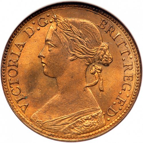 Farthing Obverse Image minted in UNITED KINGDOM in 1860 (1837-01  -  Victoria)  - The Coin Database