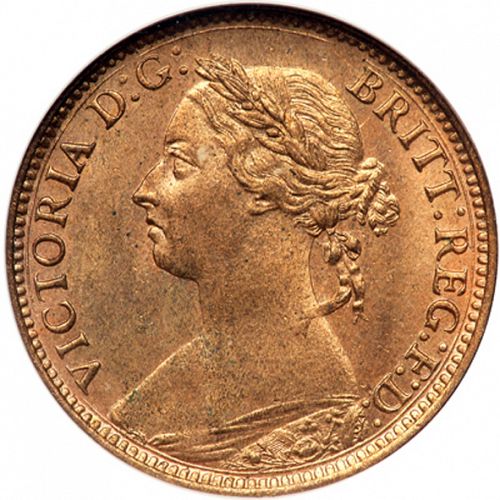Farthing Obverse Image minted in UNITED KINGDOM in 1893 (1837-01  -  Victoria)  - The Coin Database