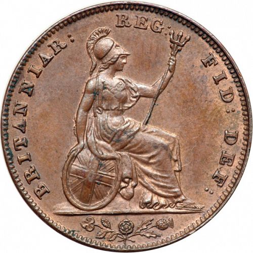 Farthing Reverse Image minted in UNITED KINGDOM in 1841 (1837-01  -  Victoria)  - The Coin Database