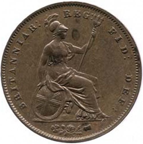 Farthing Reverse Image minted in UNITED KINGDOM in 1855 (1837-01  -  Victoria)  - The Coin Database