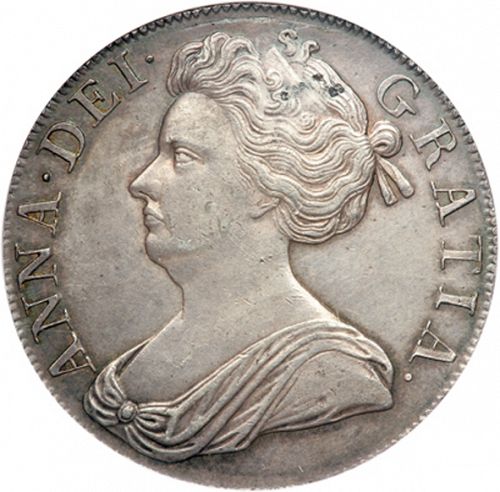 Crown Obverse Image minted in UNITED KINGDOM in 1708 (1701-14 - Anne)  - The Coin Database