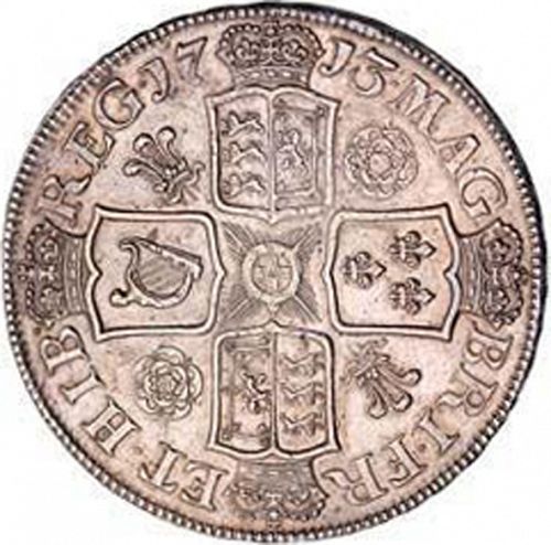 Crown Reverse Image minted in UNITED KINGDOM in 1713 (1701-14 - Anne)  - The Coin Database