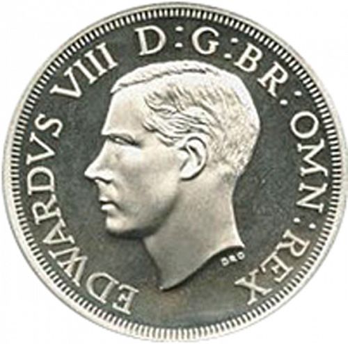 Crown Obverse Image minted in UNITED KINGDOM in 1937 (1936-37 - Edward VIII)  - The Coin Database