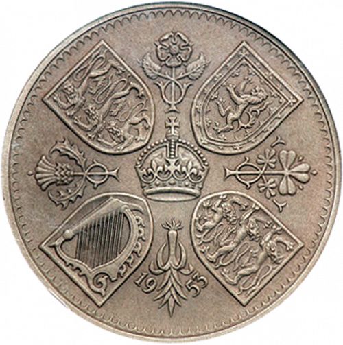 Crown Reverse Image minted in UNITED KINGDOM in 1953 (1953-70  -  Elizabeth II)  - The Coin Database