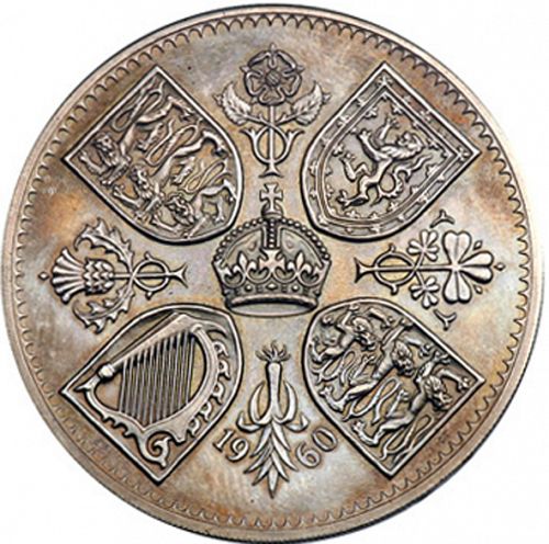 Crown Reverse Image minted in UNITED KINGDOM in 1960 (1953-70  -  Elizabeth II)  - The Coin Database