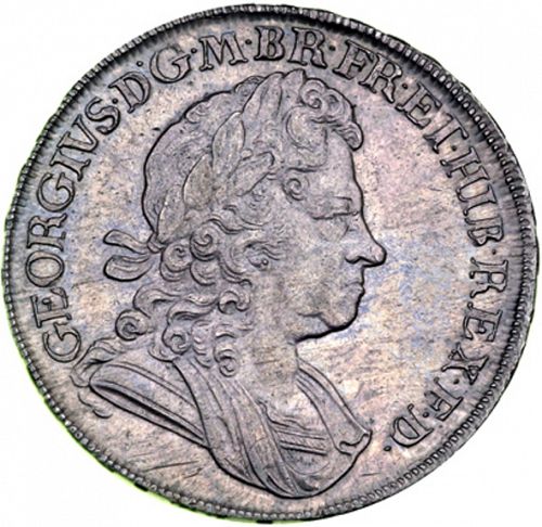 Crown Obverse Image minted in UNITED KINGDOM in 1723 (1714-27 - George I)  - The Coin Database