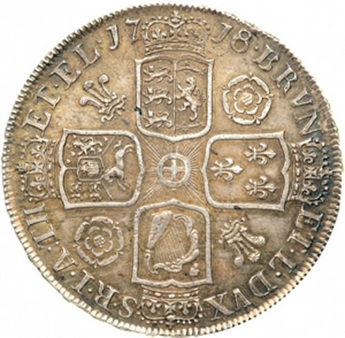 Crown Reverse Image minted in UNITED KINGDOM in 1718 (1714-27 - George I)  - The Coin Database
