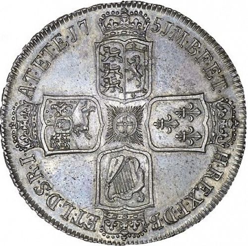 Crown Reverse Image minted in UNITED KINGDOM in 1751 (1727-60 - George II)  - The Coin Database