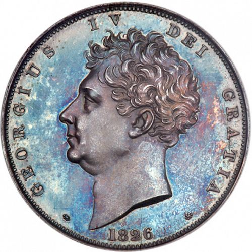 Crown Obverse Image minted in UNITED KINGDOM in 1826 (1820-30 - George IV)  - The Coin Database