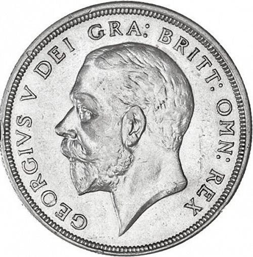 Crown Obverse Image minted in UNITED KINGDOM in 1929 (1910-36  -  George V)  - The Coin Database