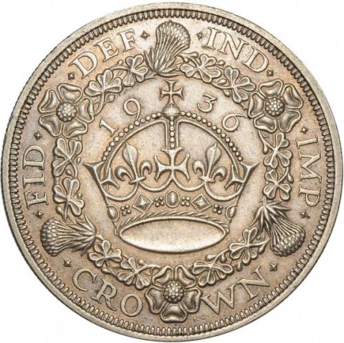 Crown Reverse Image minted in UNITED KINGDOM in 1936 (1910-36  -  George V)  - The Coin Database