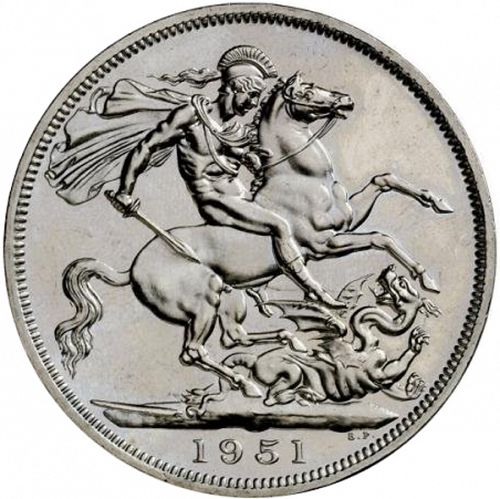 Crown Reverse Image minted in UNITED KINGDOM in 1951 (1937-52 - George VI)  - The Coin Database